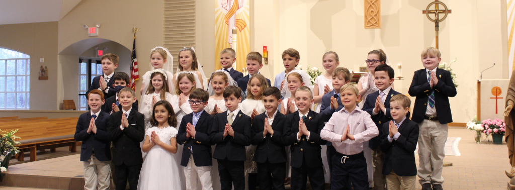First Communion at Church of St. Mary